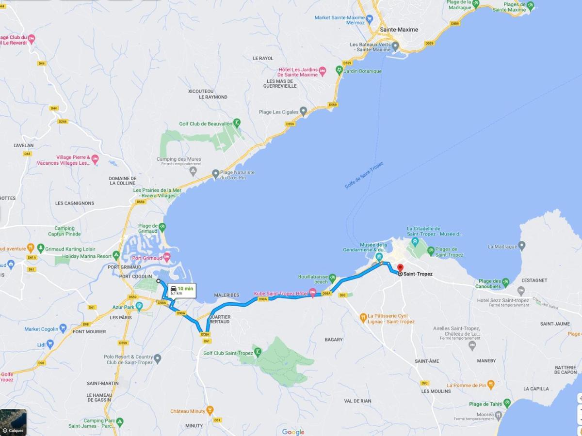 Marina Bella Apartman Cogolin Kültér fotó
